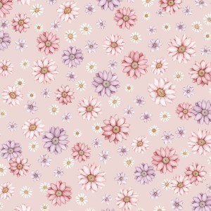 DEKORILLO PURPLE GARDEN CHAMPAGNE PINK - PRÓBKA TAPETY