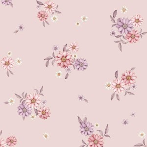 DEKORILLO VERY PURPLE CHAMPAGNE PINK - PRÓBKA TAPETY