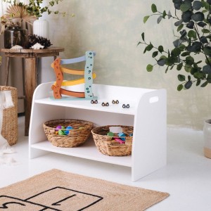 REGAŁ MONTESSORI NISKI M KOLORY - SKLEJKOVE