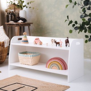 REGAŁ MONTESSORI NISKI L KOLORY - SKLEJKOVE