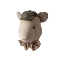 mysz lniana dekoracja love me decoration