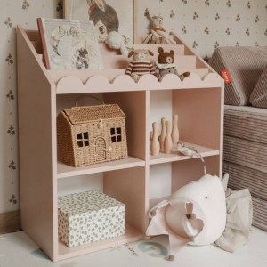 REGAŁ Z BIBLIOTECZKĄ BOOK NOOK VINTAGE ROSE - BELLAMY