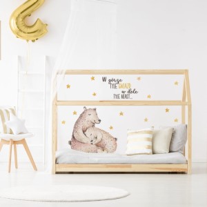 NAKLEJKI NA ŚCIANĘ ŚPIĄCE NIEDŹWIADKI - YOKO DESIGN