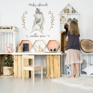 NAKLEJKA NA ŚCIANĘ ZAJĄC - YOKO DESIGN