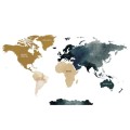 naklejka na ścianę do pokoju dziecka mapa świata