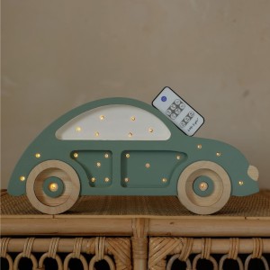 LITTLE LIGHTS - BEETLE LAMP OLIVE LEAF 