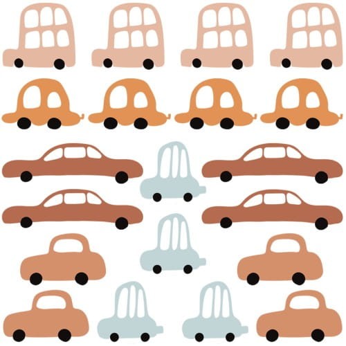 WALL STICKERS CARS BOHO