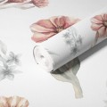 tapeta do pokoju dziewczynki kwiaty polne
