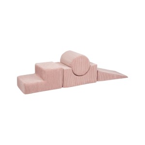 MEOW BABY - MODUŁ 4 ELEMENTY SHAPE SZTRUKS AESTHETIC PUDROWY RÓŻ