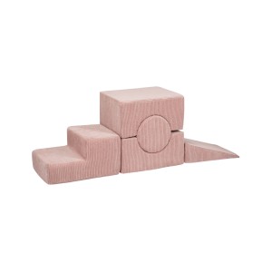 MEOW BABY - MODUŁ 5 ELEMENTÓW SHAPE SZTRUKS AESTHETIC PUDROWY RÓŻ