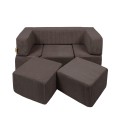 SOFA BRICKS AESTHETIC BRĄZOWA
