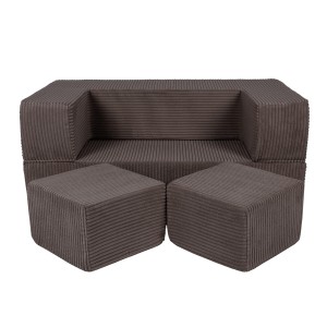 MEOW BABY - SOFA CUBE AESTHETIC BRĄZOWA