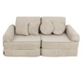 SOFA DZIECIĘCA MODUŁOWA ECRU POCKET PLUS
