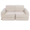 sofa modułowa dziecięca kremowa