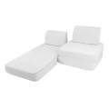 POCKET SOFA BASIC BOUCLE BIAŁA