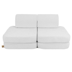 MEOW BABY - POCKET SOFA BASIC BOUCLE BIAŁA