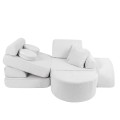 modułowa duża sofa dziecięca boucle