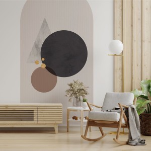 NAKLEJKA W KSZTAŁCIE ŁUKU ABSTRAKCJA - YOKO DESIGN