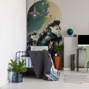 NAKLEJKA W KSZTAŁCIE ŁUKU MOTOCYKL - YOKO DESIGN