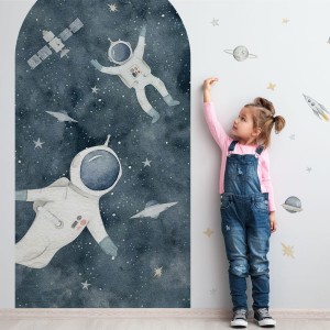 NAKLEJKA W KSZTAŁCIE ŁUKU KOSMONAUCI - YOKO DESIGN