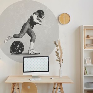 NAKLEJKA W KSZTAŁCIE KOŁA SPORT - YOKO DESIGN