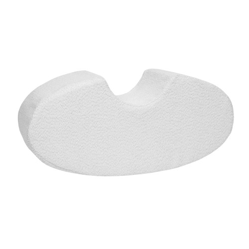 BEAN SHAPE BOUCLE BIAŁY
