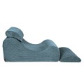 WAVE LOUNGER AESTHETIC TURKUSOWY