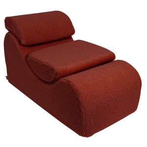 MEOW BABY - WAVE LOUNGER BEARLY BRĄZOWY