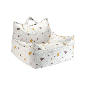 Fotel pufa dla dziecka Beanbag Terrazzo Marble - Wigiwama