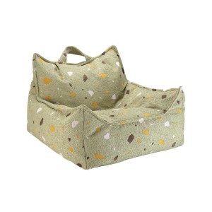 Fotel pufa dla dziecka Beanbag Terrazzo Moss - Wigiwama