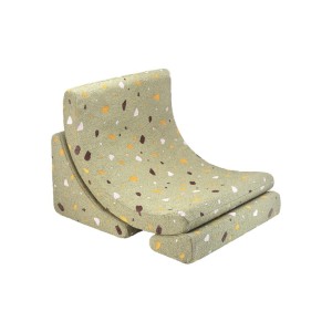 Fotel pufa dla dziecka Moon Terrazzo Moss - Wigiwama