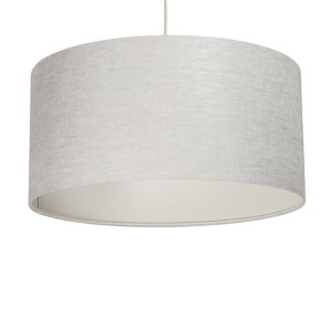 LAMPA WISZĄCA LEN JASNY BEŻ