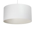LAMPA WISZĄCA LEN BIAŁA
