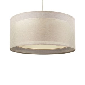 LAMPA WISZĄCA DUO LEN BEŻ