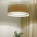 LAMPA WISZĄCA DUO LEN BEŻ
