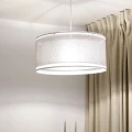 LAMPA WISZĄCA DUO LEN SZARY