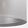 LAMPA WISZĄCA DUO LEN SZARY