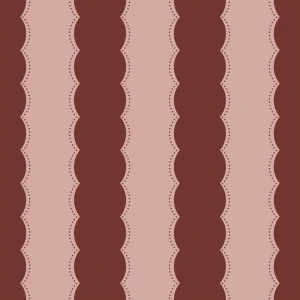 DEKORILLO BURGUNDY PASKI FALE - PRÓBKA TAPETY   