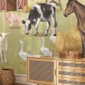 tapeta dla dzieci farma