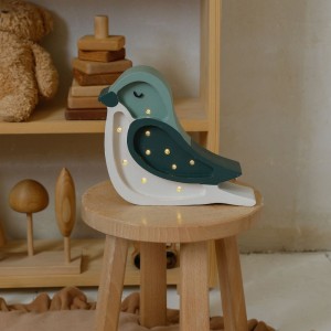 LAMPKA PTASZEK MINI PISTACHIO CREAM - LITTLE LIGHTS 