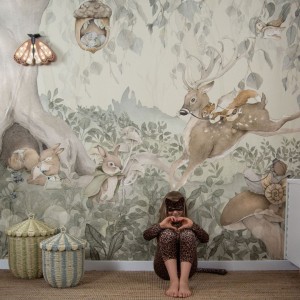 MURAL FOREST - TAPETA DZIECIĘCA LAS - DEKORILLO