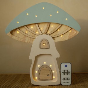 LAMPKA GRZYBEK CLOUDY BLUE - LITTLE LIGHTS