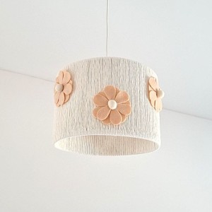 MARMYS FELT STUDIO - LAMPA SUFITOWA DLA DZIEWCZYNKI KWIATY NUDE