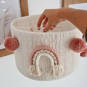 LAMPA SUFITOWA DLA DZIEWCZYNKI RÓŻOWA KRAINA - MARMYS FELT STUDIO