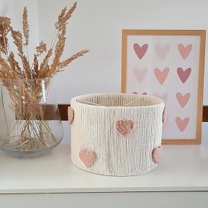 LAMPA SUFITOWA  DLA DZIEWCZYNKI SERCA - MARMYS FELT STUDIO