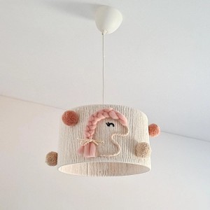 LAMPA SUFITOWA DLA DZIEWCZYNKI KONIKI - MARMYS FELT STUDIO