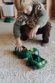 kosz dekoracyjny traktor
