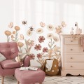 naklejki dla dziewczynki kwiaty boho