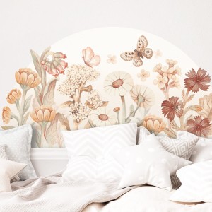 NAKLEJKA KWIATY BOHO - PASTELOWE LOVE