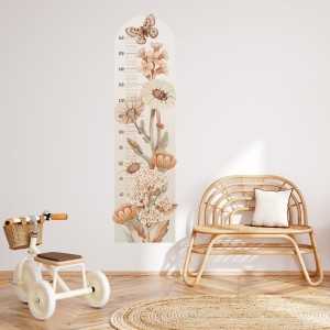 MIARKA WZROSTU KWIATY BOHO - PASTELOWE LOVE